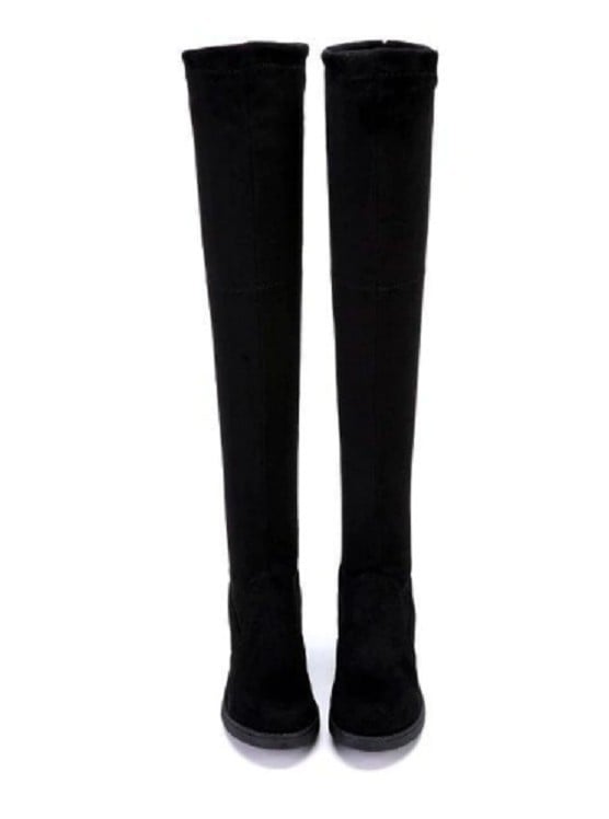 Damskie buty zimowe nad kolanami 34