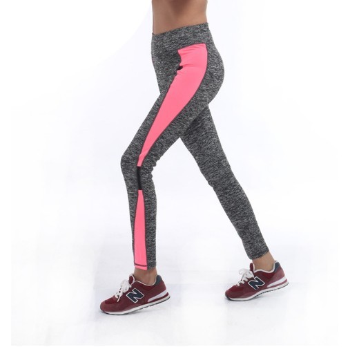 Damskie legginsy sportowe - ciemnoszary S