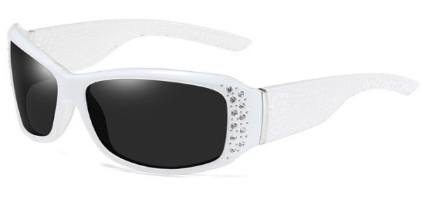 Damskie okulary przeciwsłoneczne E1623 biały