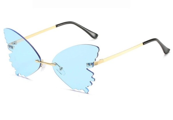 Damskie okulary przeciwsłoneczne E1726 jasnoniebieski
