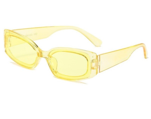 Damskie okulary przeciwsłoneczne E1742 żółty