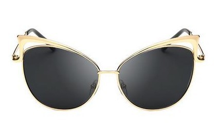 Damskie seksowne okulary kocie oczy J3014 czarny