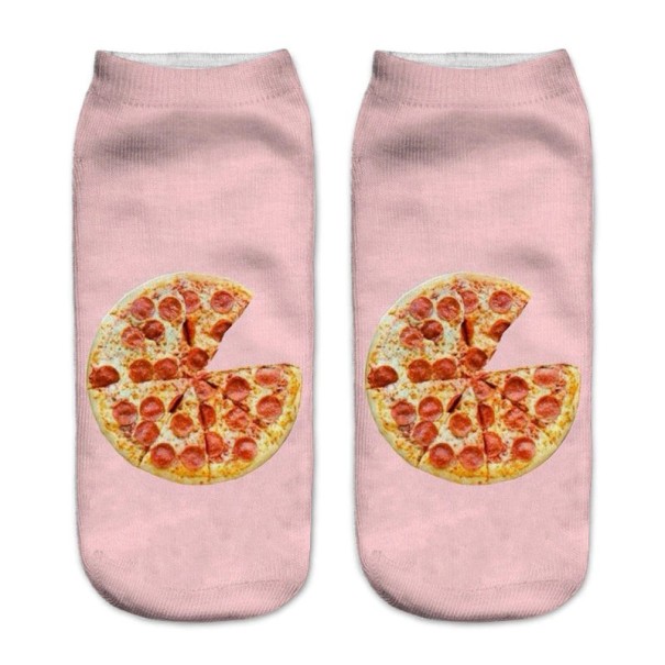 Damskie skarpetki na kostkę - Pizza 6