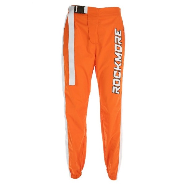 Damskie spodnie joggerowe pomarańczowe S