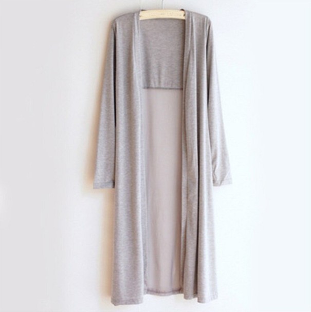 Dámsky cardigan A2330 sivá