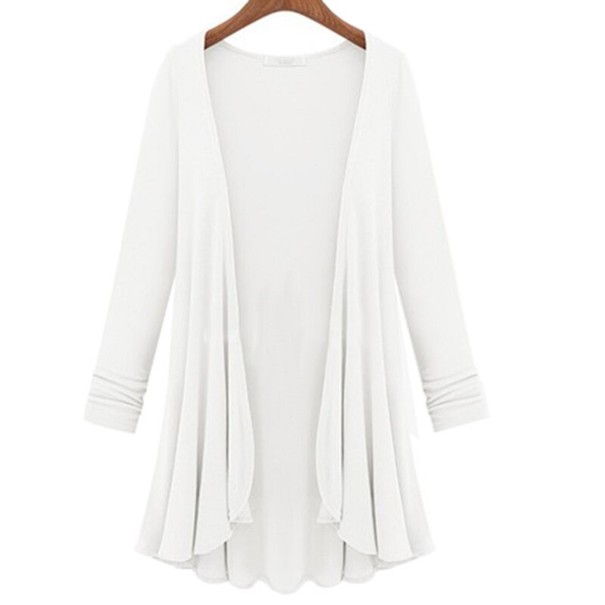 Dámsky cardigan G231 biela XXL
