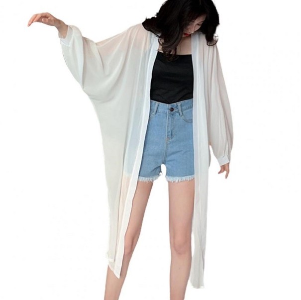 Dámsky cardigan P695 biela