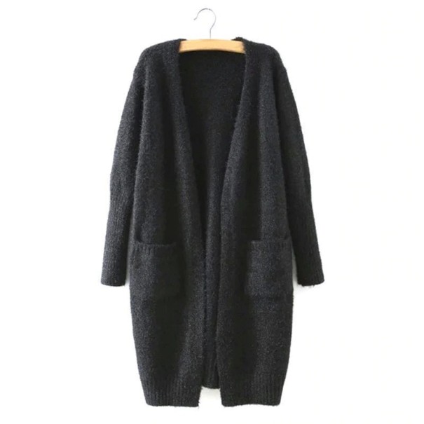 Dámský cardigan s kapsami A2365 XS