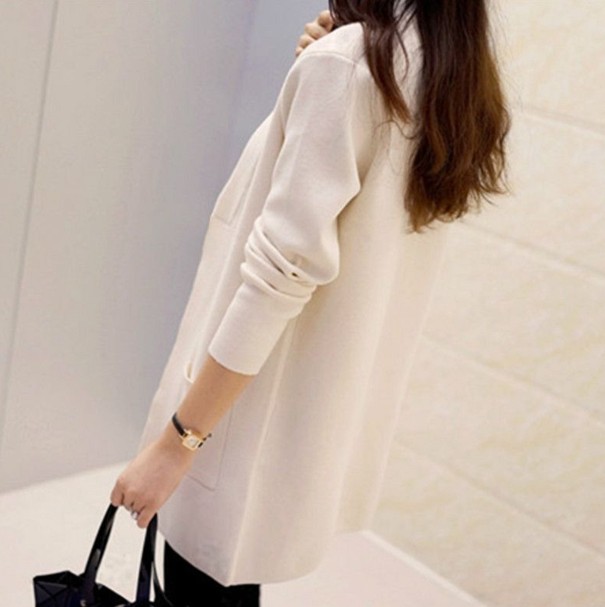 Dámsky cardigan s vreckami A2944