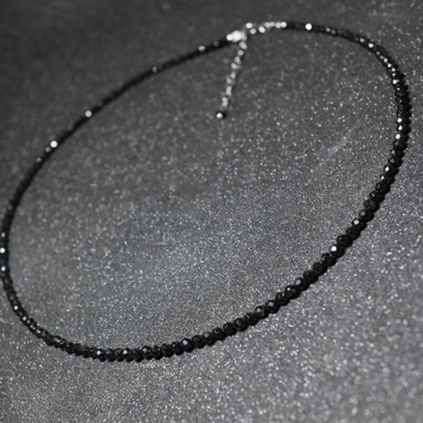 Dámský choker náhrdelník D216 stříbrná