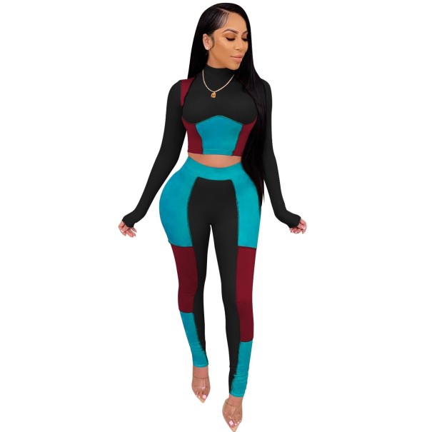 Dámský crop top a kalhoty B1243 L 3