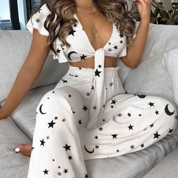 Dámsky crop top a nohavice B960 S 1