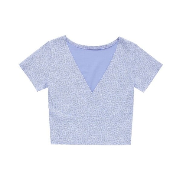 Dámský crop top s velkým výstřihem B364 S 5