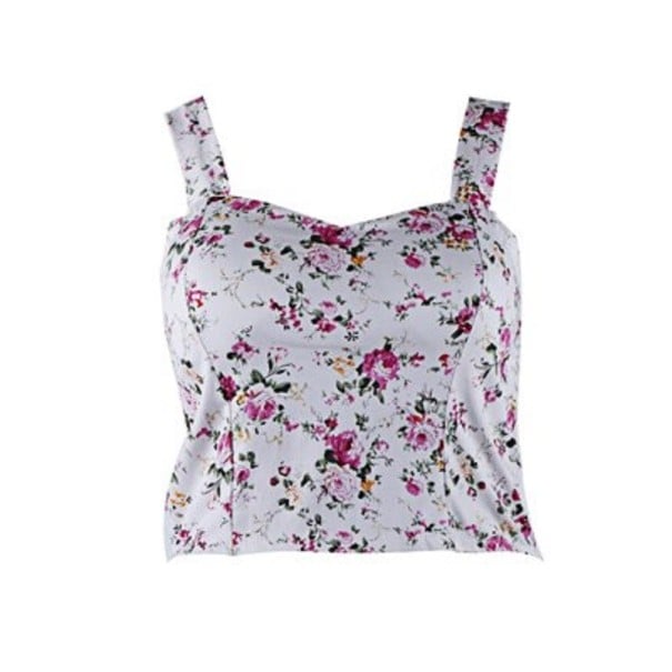 Dámský crop top se vzorem 16