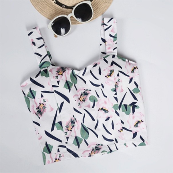 Dámsky crop top so vzorom 15