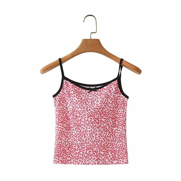 Dámsky crop top so vzorom A1259 XS 2
