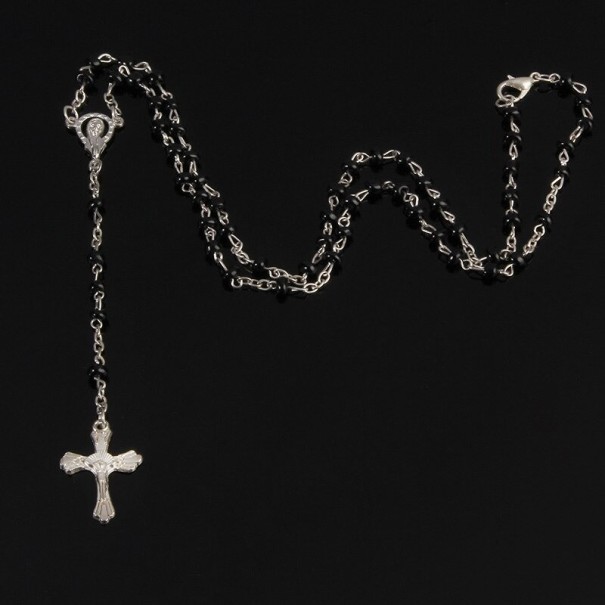 Dámsky dlhý náhrdelník s príveskom kríž 7