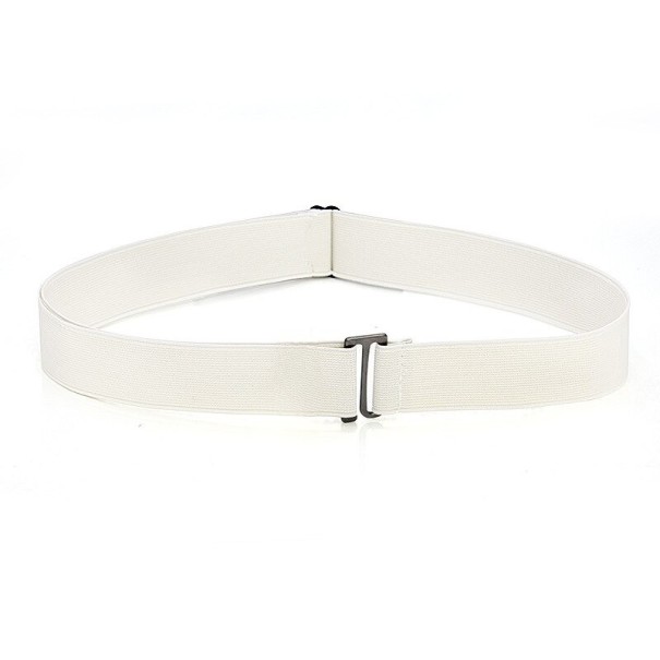 Dámský elastický pásek L74 bílá