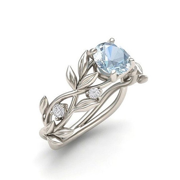 Dámský elegantní prsten s kamínkem 10