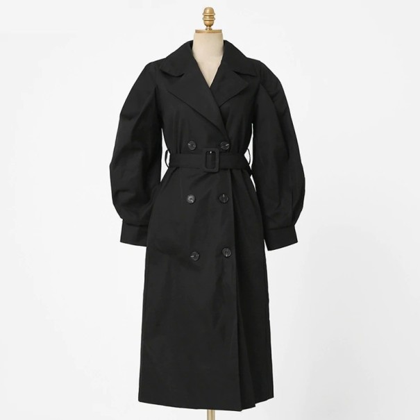 Dámský kabát P1487 černá XS