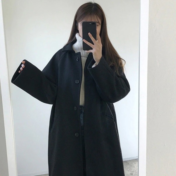 Dámský kabát P2141 černá S