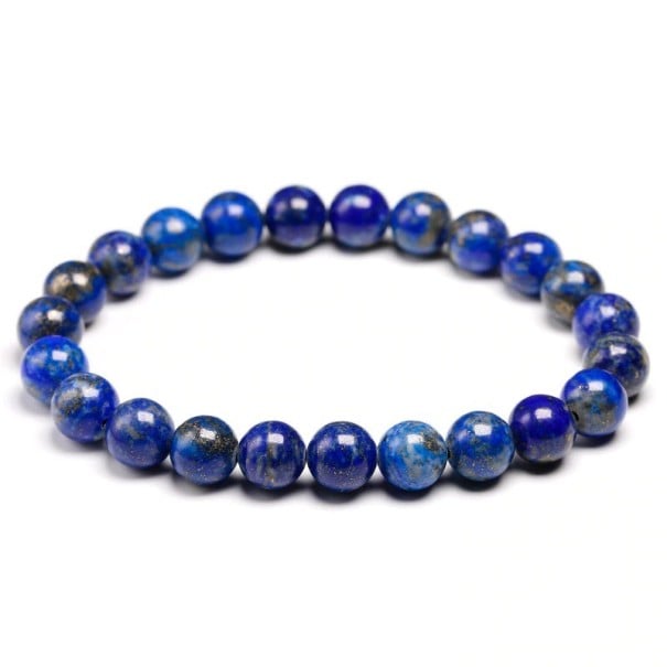 Dámský korálkový náramek lapis lazuli 22 cm 8 mm