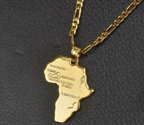 Dámsky náhrdelník s Afrikou 60 cm 6