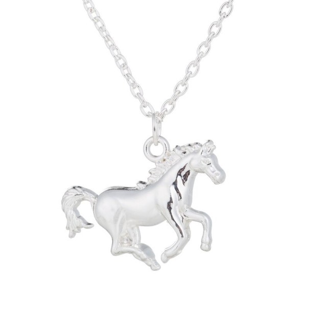 Dámsky náhrdelník s koňom strieborná 1