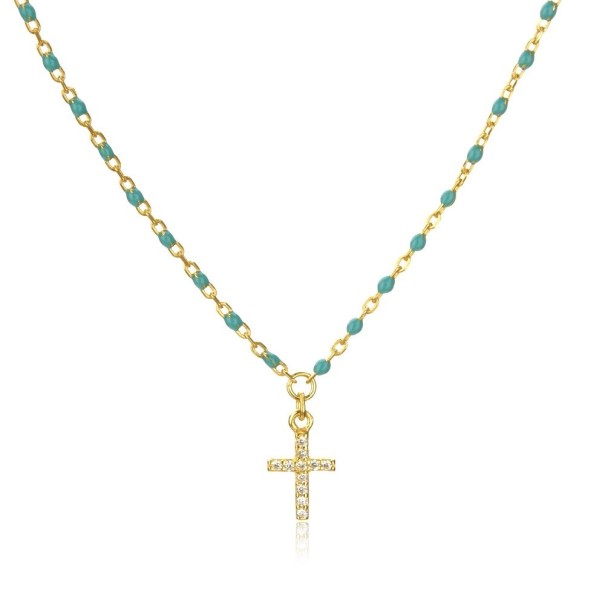 Dámský náhrdelník s křížkem G664 3 Dámský náhrdelník s křížkem G664 3