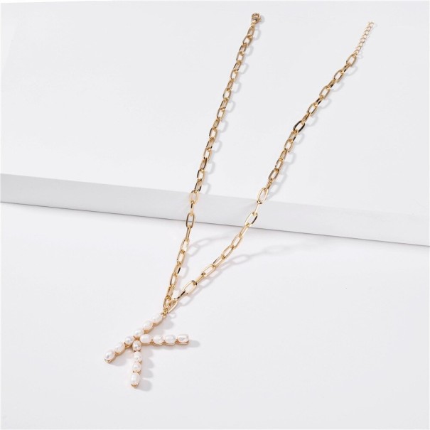 Dámský náhrdelník s písmenem A2664 K