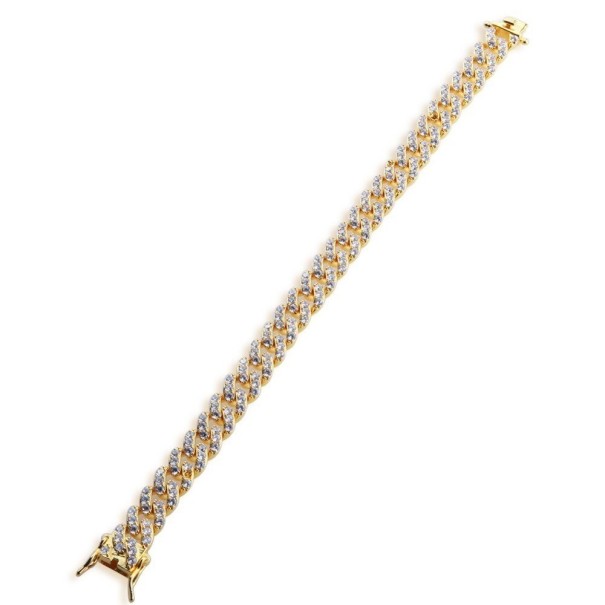 Dámský náramek H522 zlatá 20,5 cm