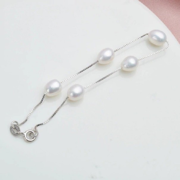 Dámský náramek s perlami A2447 bílá 1