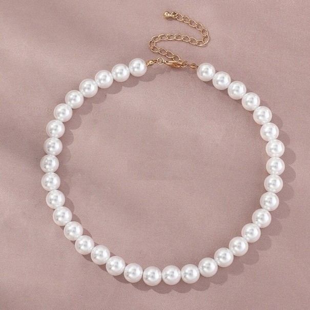 Dámský perlový náhrdelník D394 10 mm