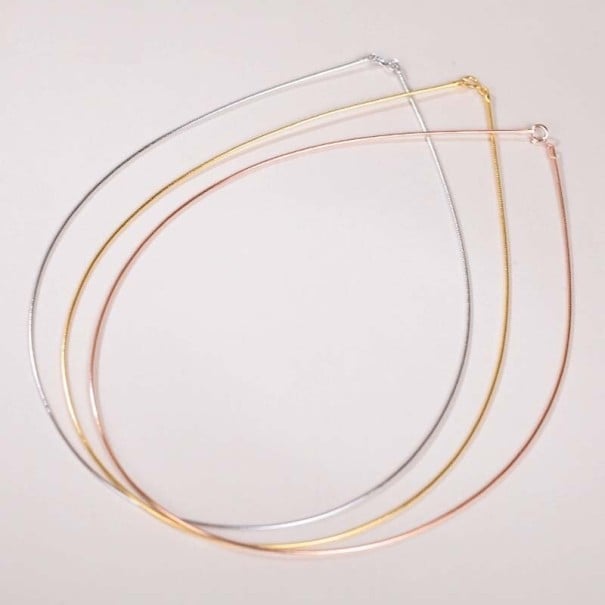 Dámský řetízek M81 stříbrná 45 cm