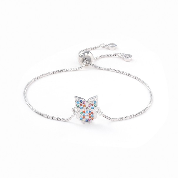 Dámský stahovací náramek H489 stříbrná 4