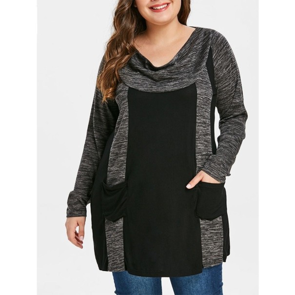 Dámsky top nadmerné veľkosti A818 4XL