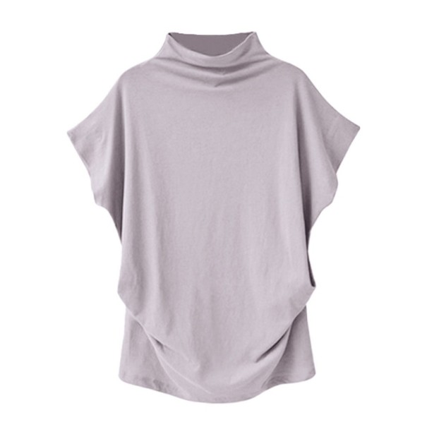 Dámský volný top světle šedá 4XL