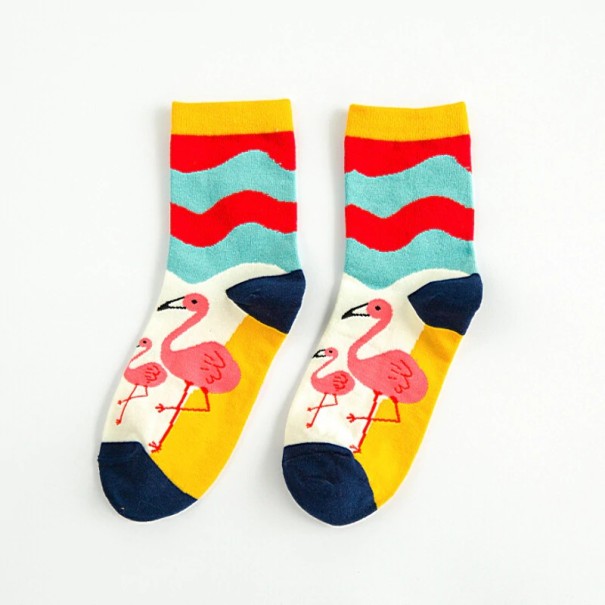 Damstrumpor med flamingos 3