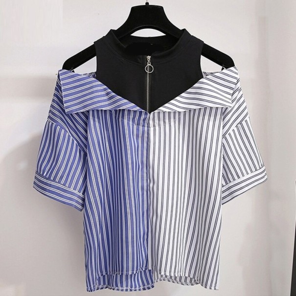 Damtopp och jeansshorts B1194