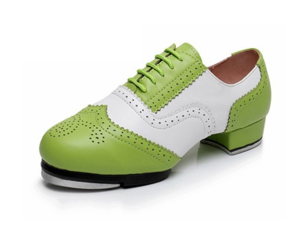 Dansschoenen groen-wit 36