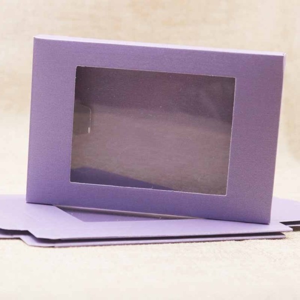 Darčeková krabica na cukrovinky 10 ks C605 fialová