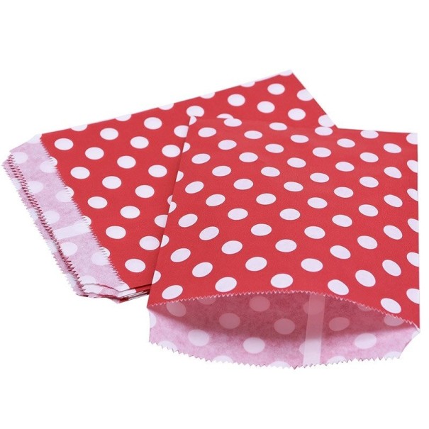 Darčekové papierové sáčky 25 ks červená 1