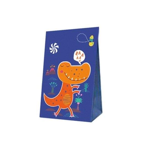 Darčekový sáčok s dinosaurami 6 ks 2