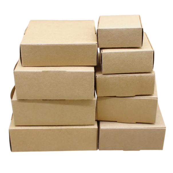 Dárková krabička 9 x 9 x 4 cm Kartonová krabice v různých barvách Elegantní obal na šperky svatební výslužky cukrovinky a ručně vyráběné dárky hnědá