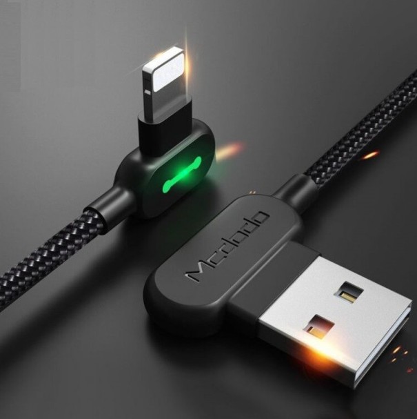 Data- en oplaadkabel voor Apple iPhone/iPad/iPod 1,8 m