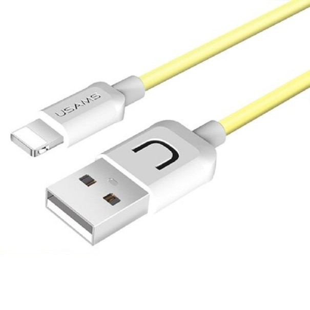 Datakabel för Apple Lightning till USB K558 gul