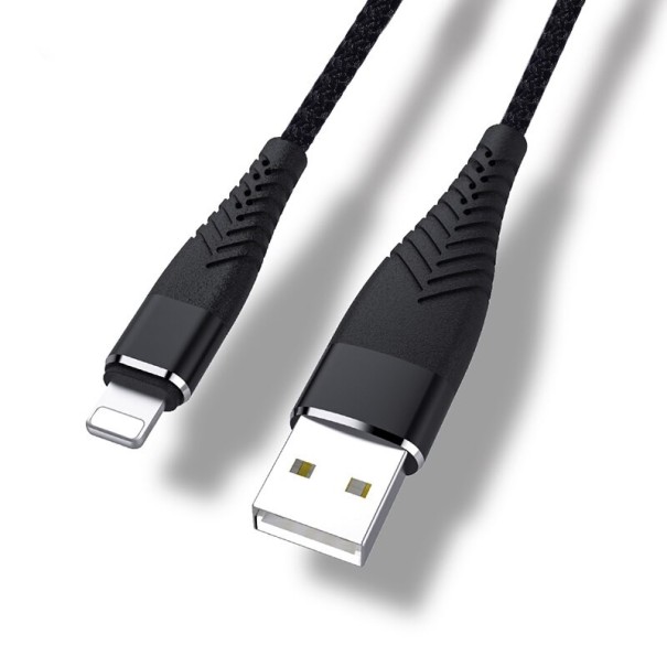 Datakabel voor Apple Lightning naar USB K447 zwart 3 m