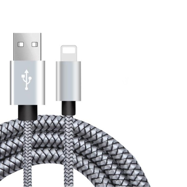 Dátový kábel Apple Lightning na USB strieborná 3 m
