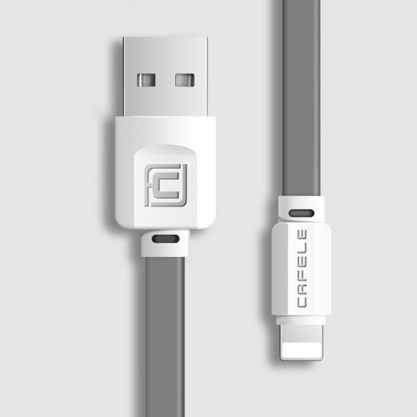 Dátový kábel pre Apple Lightning na USB 50 cm sivá