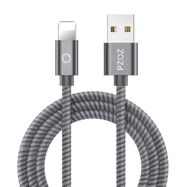 Datový kabel pro Apple Lightning na USB 1 m K615 tmavě šedá